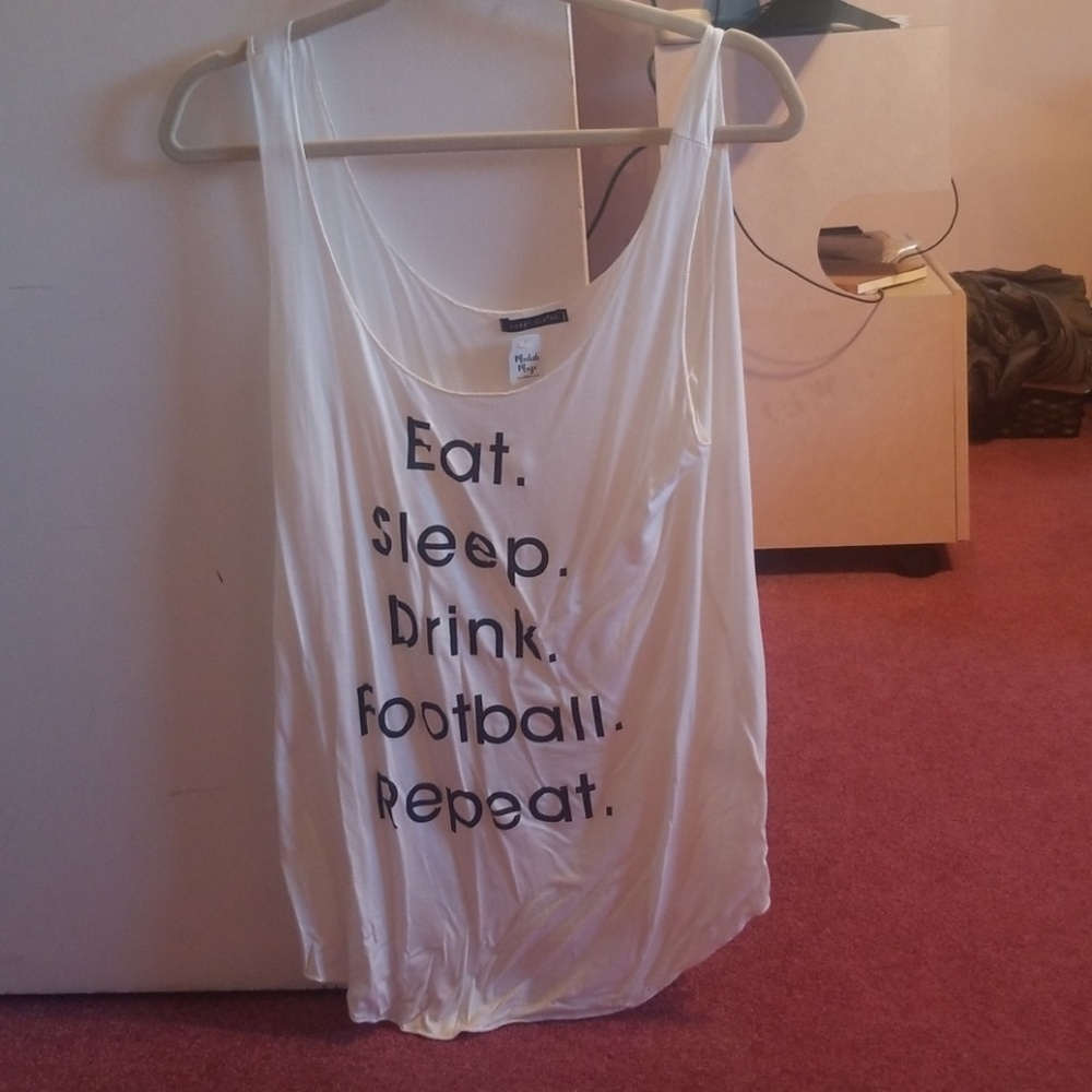 White tank top